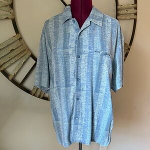 Direction by Michael Brandon Blue Button-Up Shirt